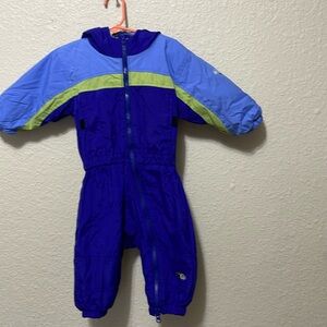 Columbia Child's Blue Snowsuit. Very Good Condition. Size 18 Months.